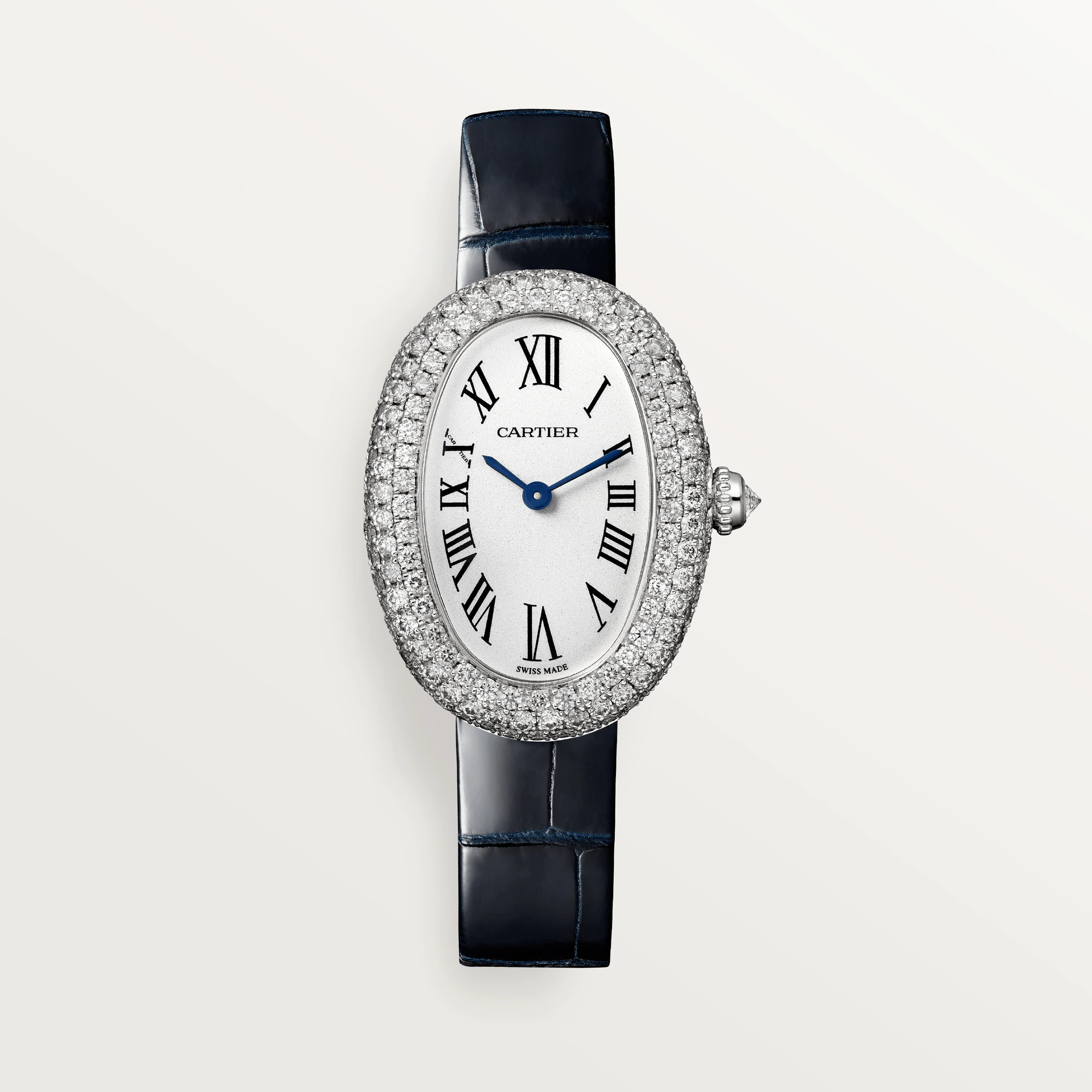 Cartier Baignoire 18K black Gold & Diamonds Ladies Watch - Premium Luxury Product