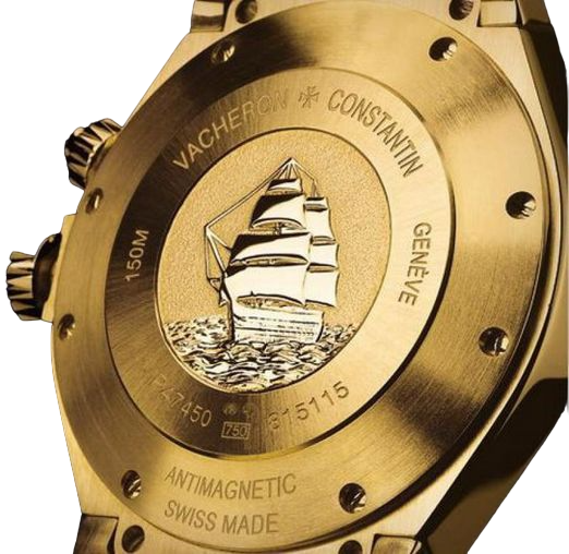 Vacheron Constantin Overseas Dual Time 18K Yellow Gold Men's Watch