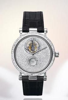 Van Cleef & Arpels Midnight Tourbillon Vendome  18K White Gold & Diamonds Unisex Watch - Premium Luxury Product