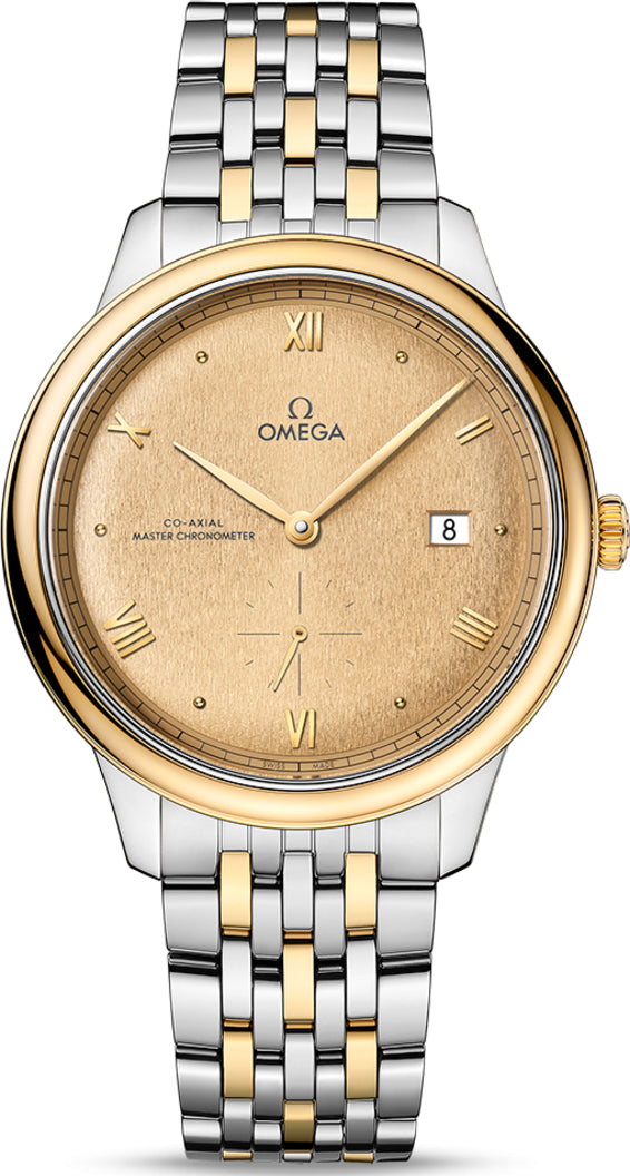 Omega De ville Prestige Stainless steel & 18K Yellow Gold Men's Watch - Premium Luxury Product