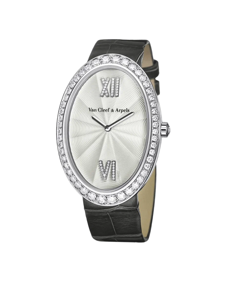 Van Cleef & Arpels Timeless XL 18K White Gold & Diamonds Lady's Watch - Premium Luxury Product
