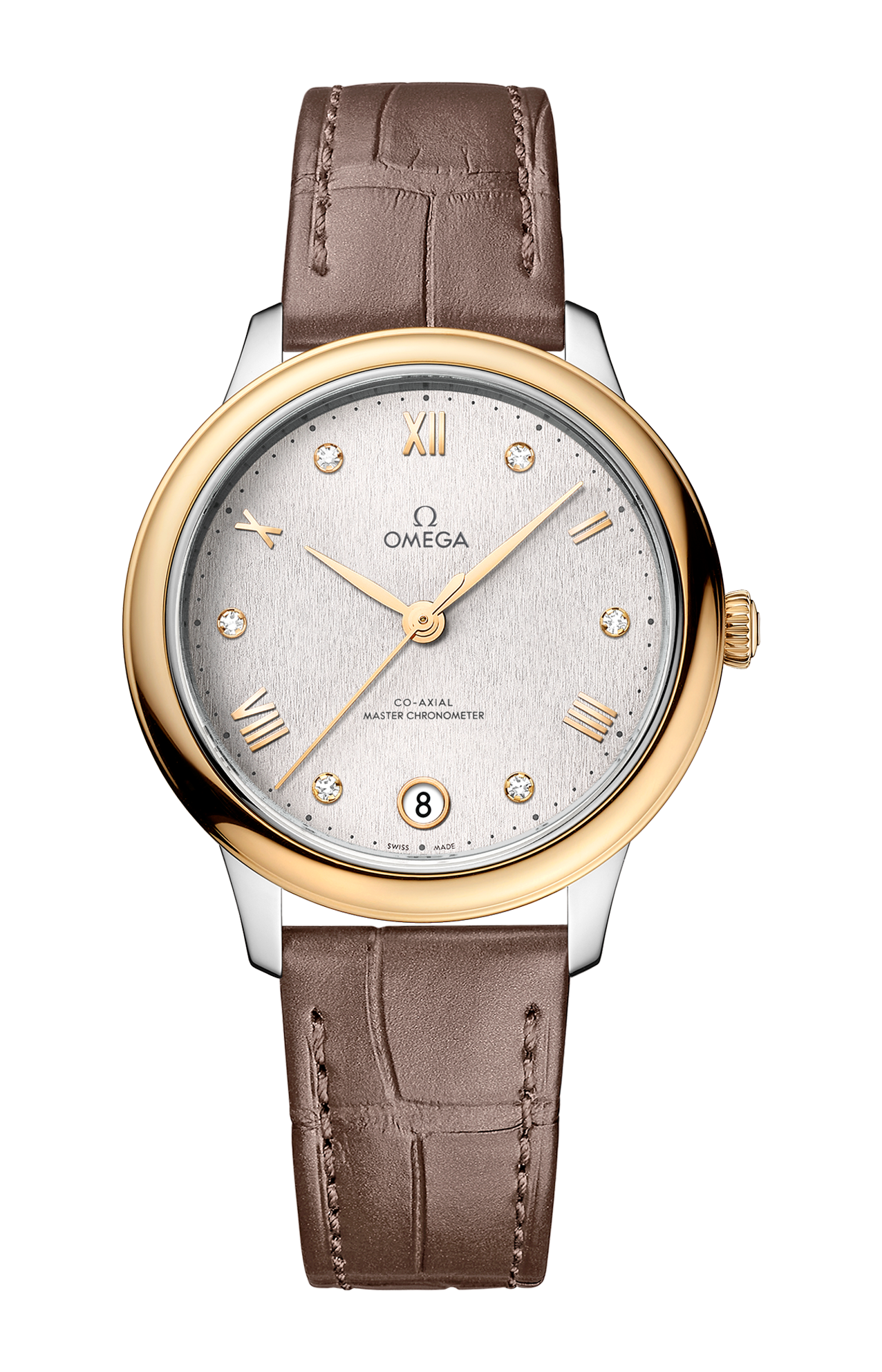 Omega De ville Prestige Stainless steel & 18K Yellow Gold Lady's Watch - Premium Luxury Product