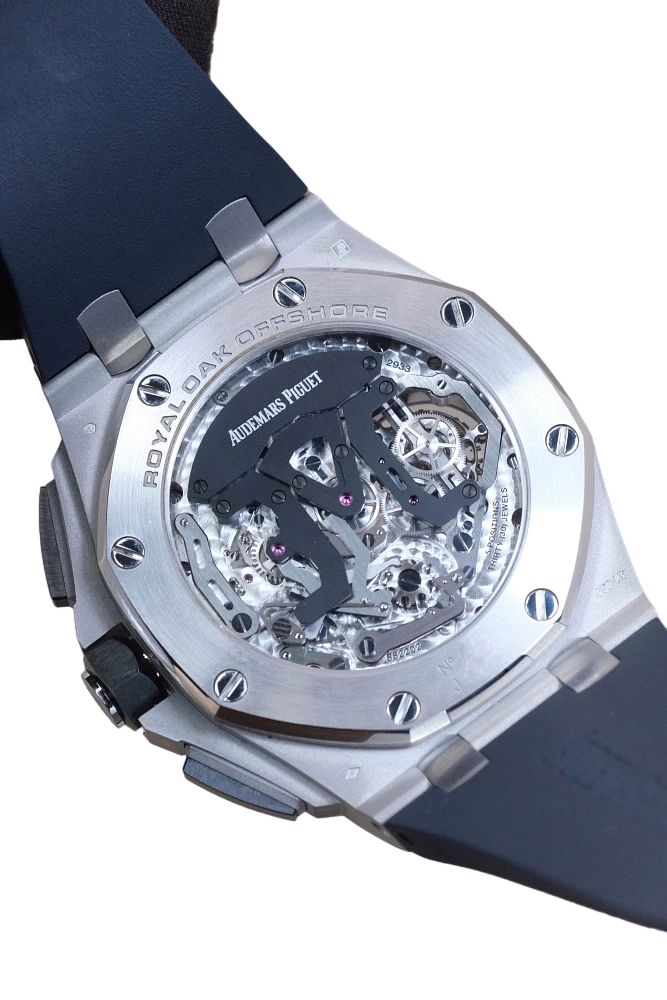 Audemars Piguet Royal Oak Offshore 10 Days Tourbillon Chronograph Platinum & Ceramic Men's Watch - Premium Luxury Product