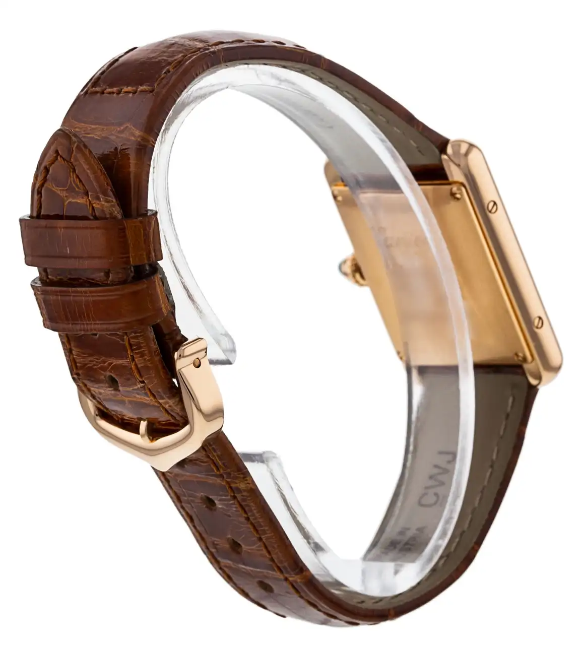 Cartier Tank Americaine 18K Rose Gold Lady's Watch - Premium Luxury Product