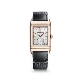 Jaeger-Lecoultre Reverso Tribute Monoface Small Seconds 18K Rose Gold Men's Watch - Premium Luxury Product