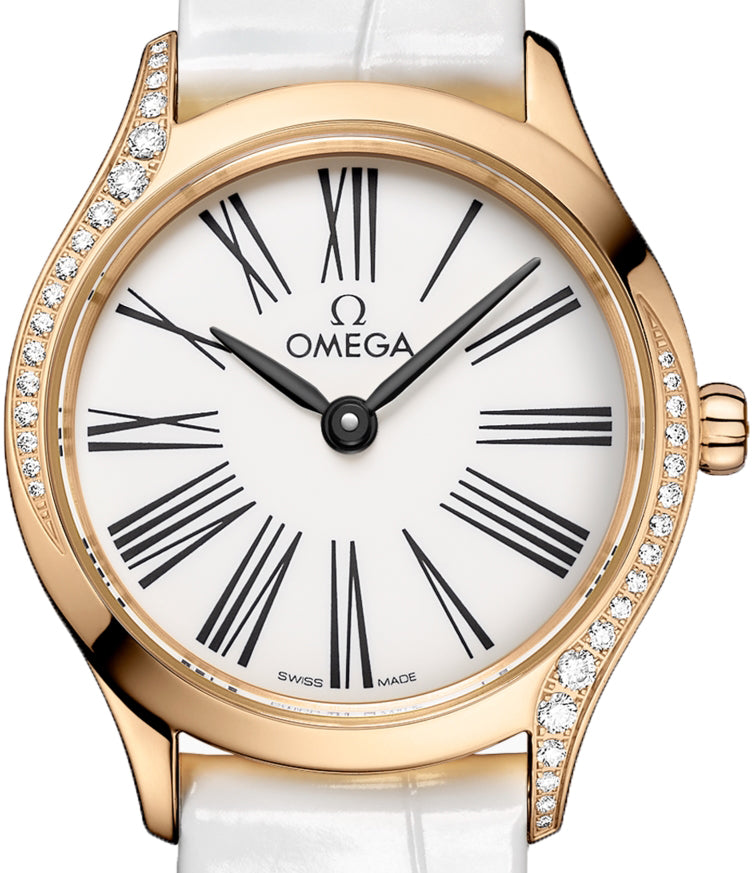 Omega De ville Mini Trésor 18K Moonshine™ Gold & Diamonds Lady's Watch - Premium Luxury Product