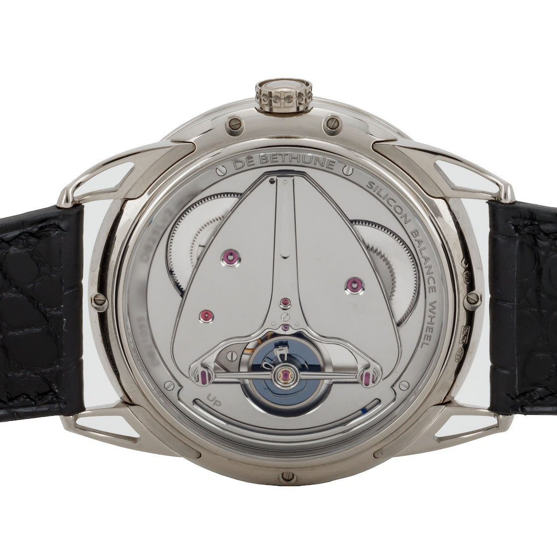 De Bethune DB25 Moon Phase Starry Sky 18K White Gold Men's Watch - Premium Luxury Product
