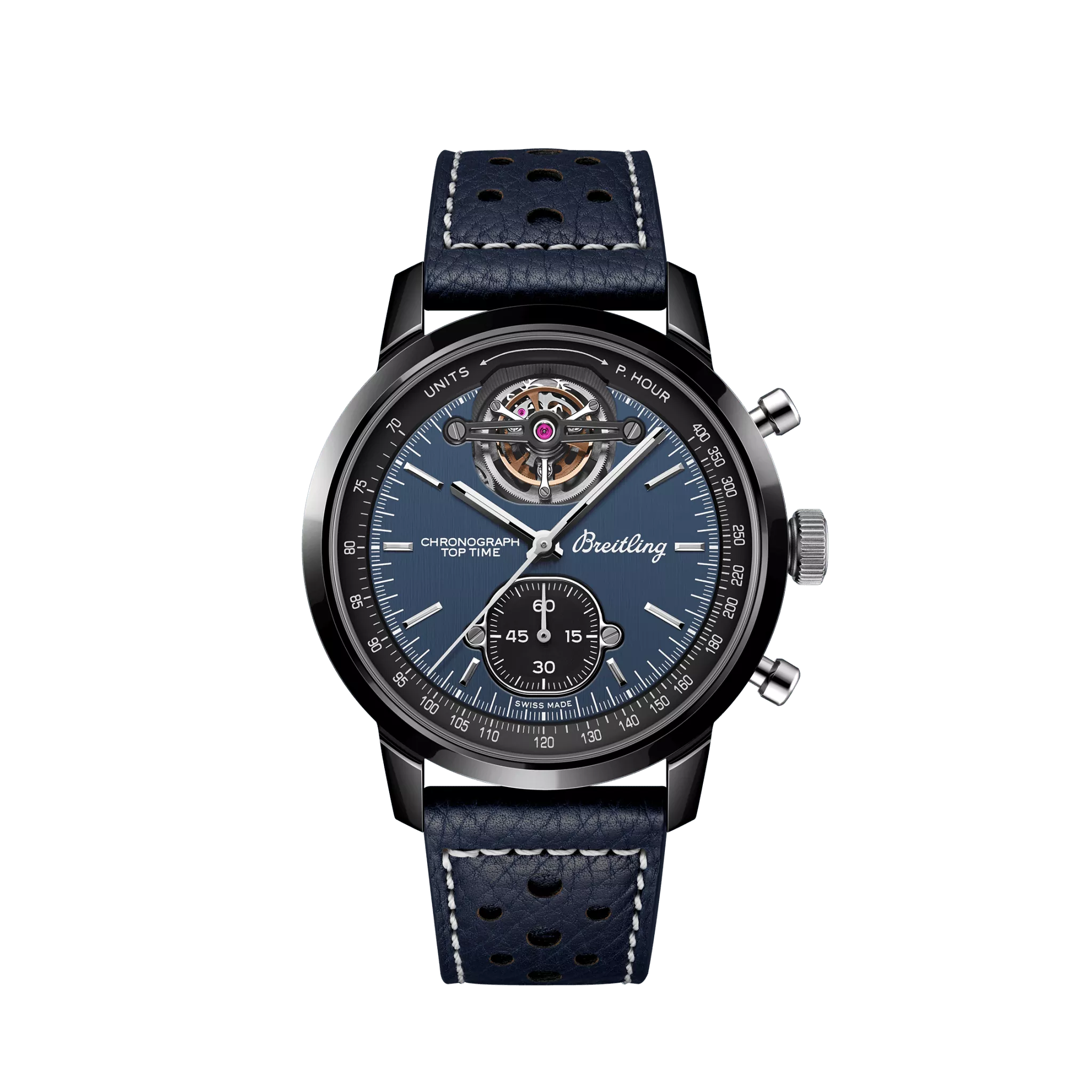 Breitling Top Time B21 Shelby Cobra Chronograph Tourbillon Ceramic & Titanium Men's Watch - Premium Luxury Product