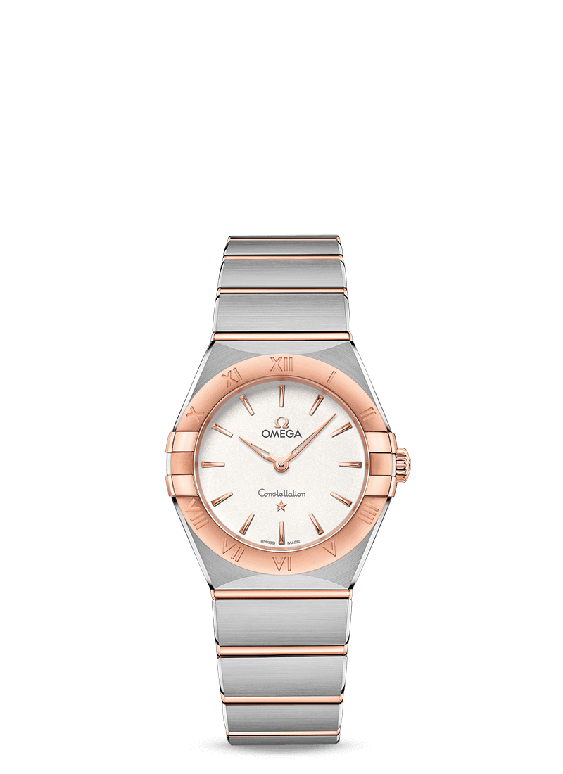 Omega Constellation Quartz Stainless steel & 18K Sedna™ Gold Lady’s Watch - Premium Luxury Product