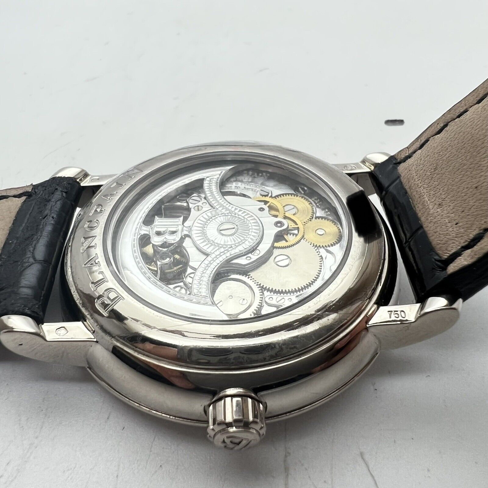 Blancpain Villeret Tourbillon 8 Day Platinum Mens Watch - Premium Luxury Product