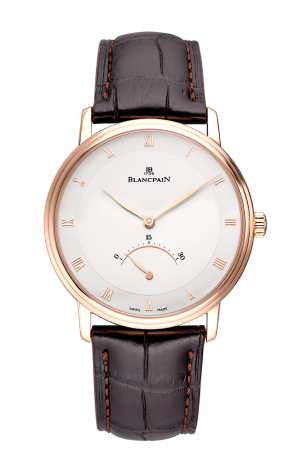 Blancpain Villeret Ultra-Slim 18K Rose Gold Men`s Watch - Premium Luxury Product
