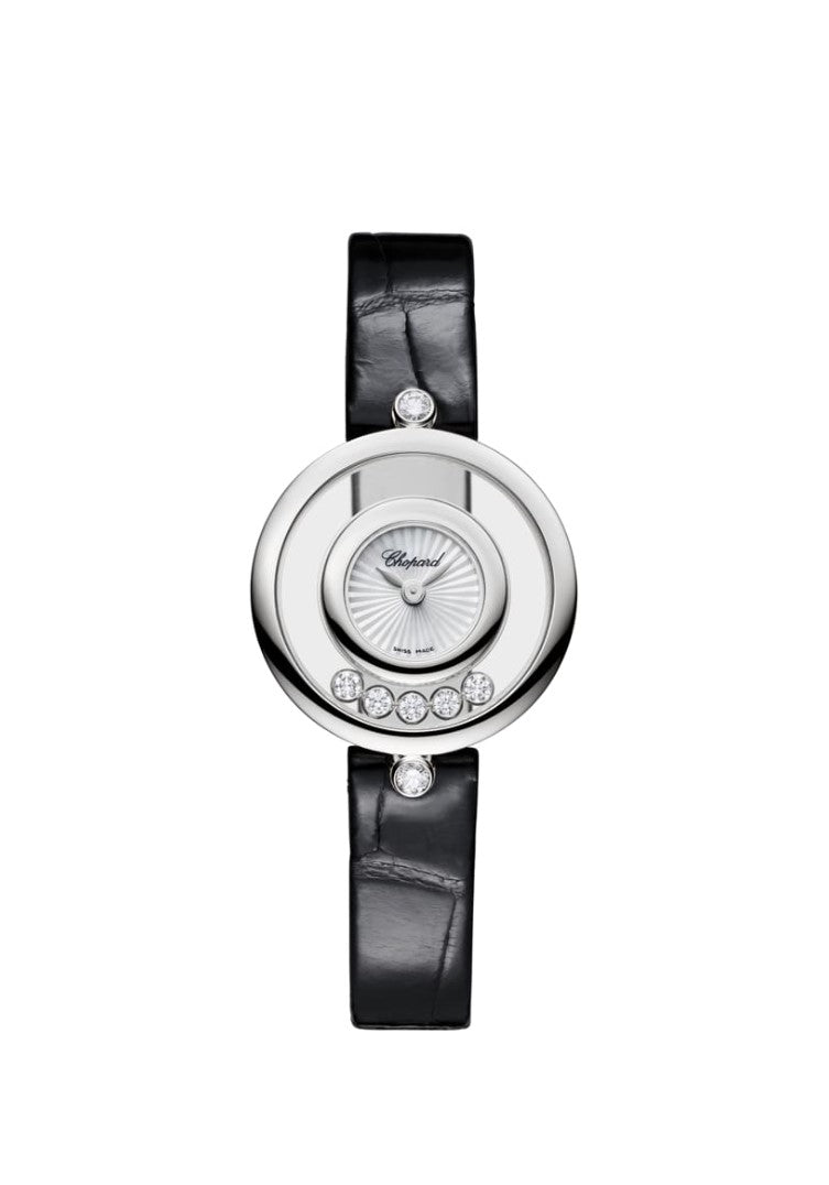 Chopard Happy Diamonds Icons 18K White Gold & Diamonds Ladies Watch - Premium Luxury Product