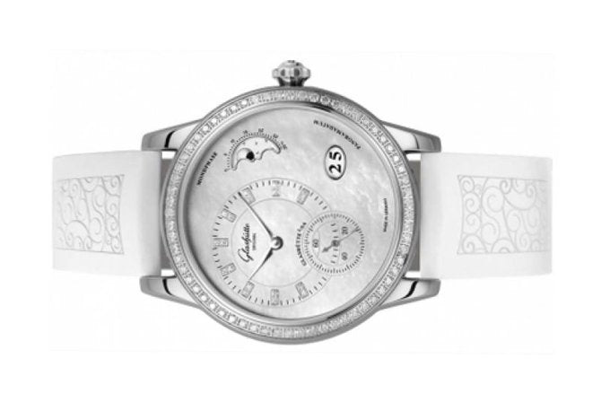 Glashutte Original Pano Matic Luna Stainless steel Ladies Watch - Premium Luxury Product
