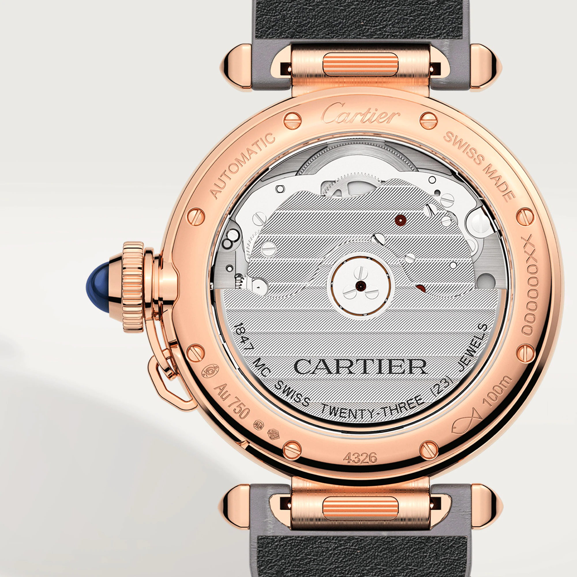 Cartier Pasha 35 mm Rose Gold Unisex Watch - Premium Luxury Product