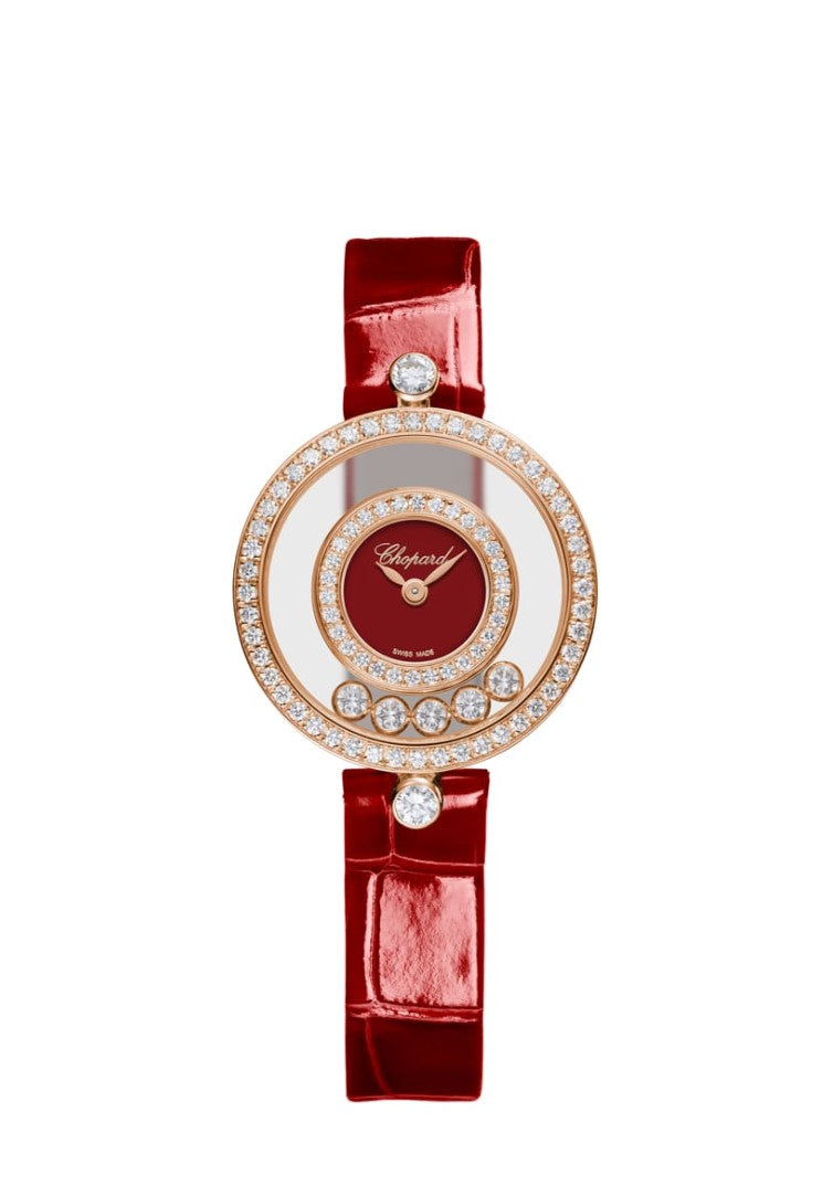 Chopard Happy Diamonds Icons 18K Rose Gold & Diamonds Ladies Watch - Premium Luxury Product