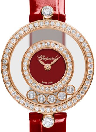Chopard Happy Diamonds Icons 18K Rose Gold & Diamonds Ladies Watch - Premium Luxury Product