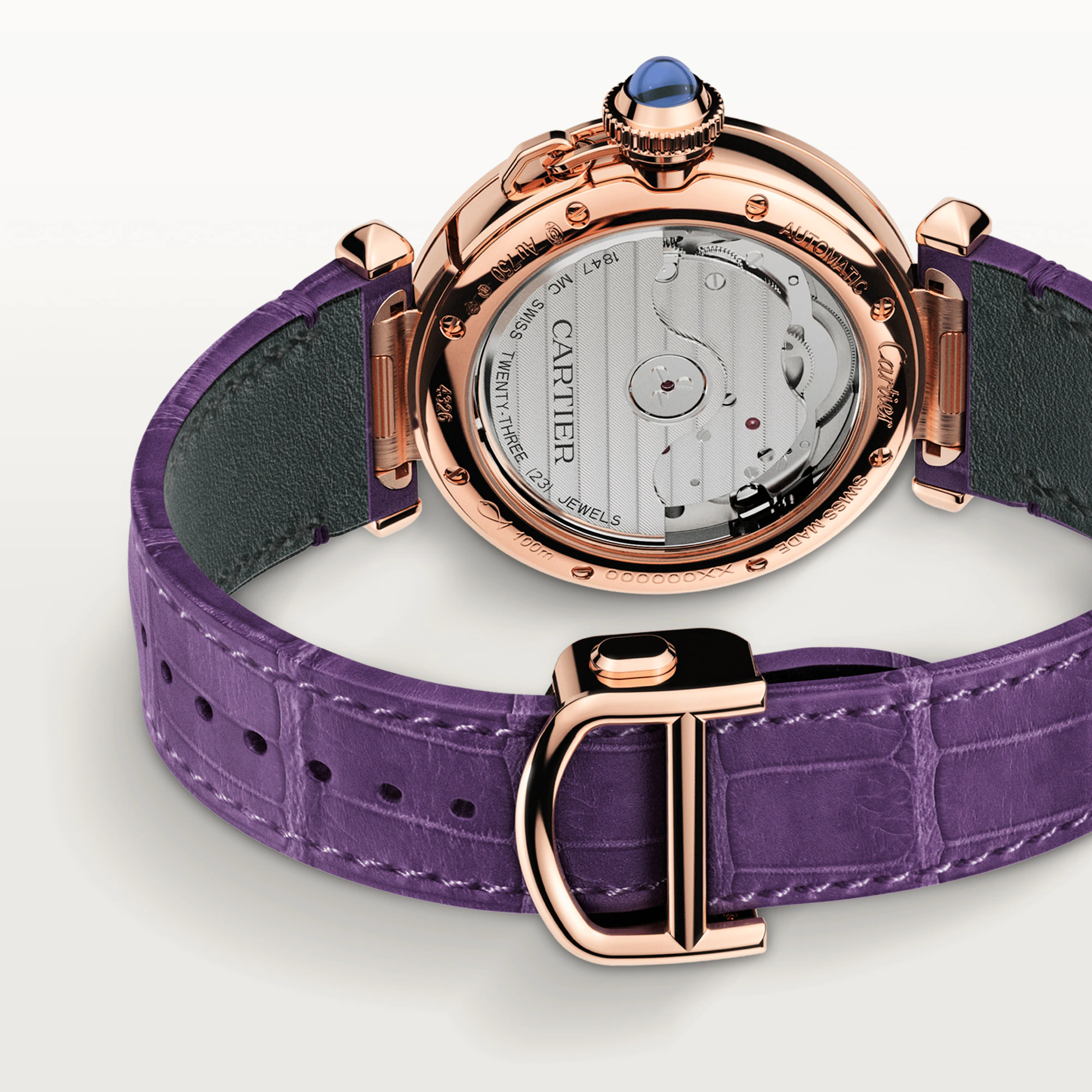 Cartier Pasha 35 mm Rose Gold & Diamonds Lady's Watch - Premium Luxury Product