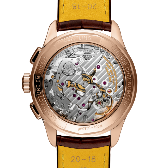 Breitling Premier B09 Chronograph 40 18K Red Gold Unisex Watch - Premium Luxury Product