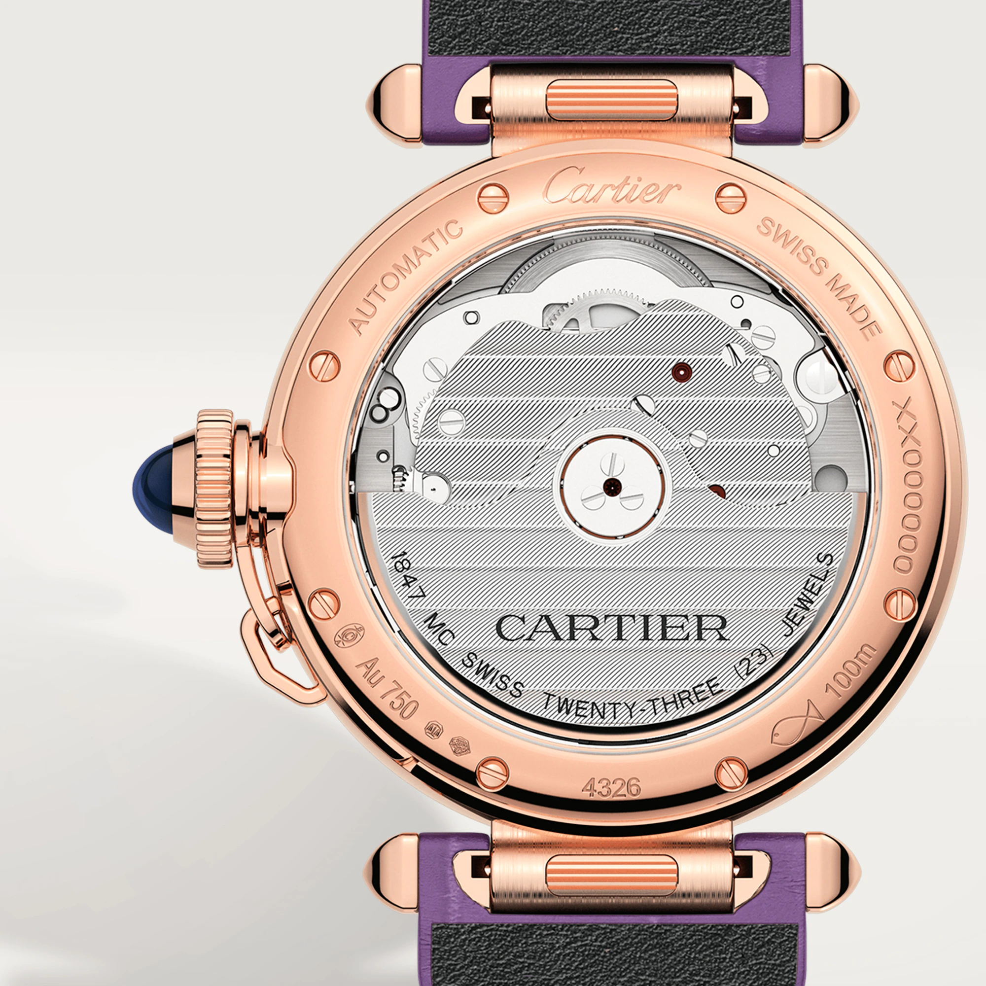 Cartier Pasha 35 mm Rose Gold & Diamonds Lady's Watch - Premium Luxury Product