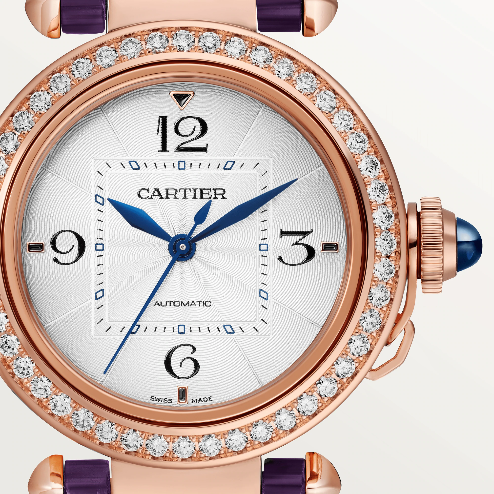 Cartier Pasha 35 mm Rose Gold & Diamonds Lady's Watch - Premium Luxury Product