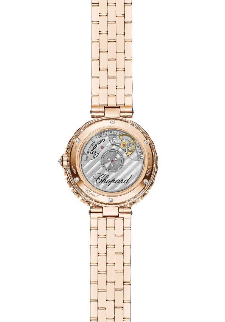 Chopard L’Heure Du Diamant Round Small 18K Rose Gold & Diamonds Ladies Watch - Premium Luxury Product