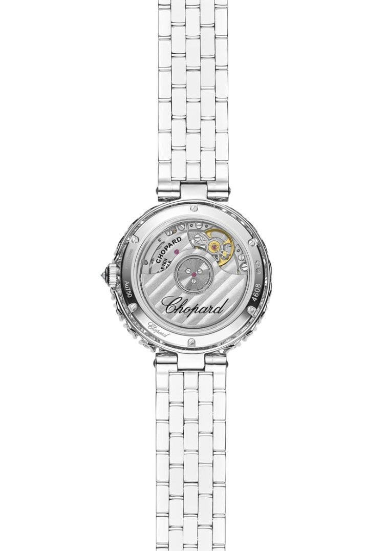 Chopard L’Heure Du Diamant Round Small 18K White Gold & Diamonds Ladies Watch - Premium Luxury Product