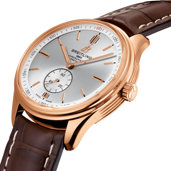 Breitling Premier Automatic 40 18K Red Gold Unisex Watch - Premium Luxury Product