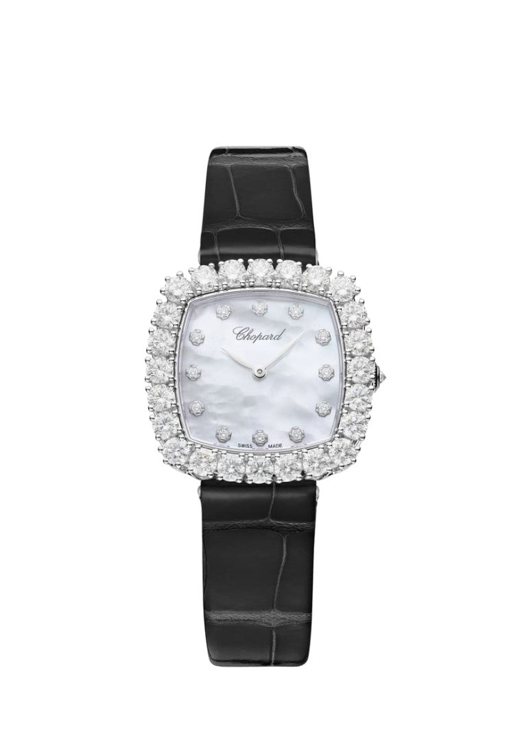 Chopard L’Heure Du Diamant 18K White & Diamonds Ladies Watch - Premium Luxury Product