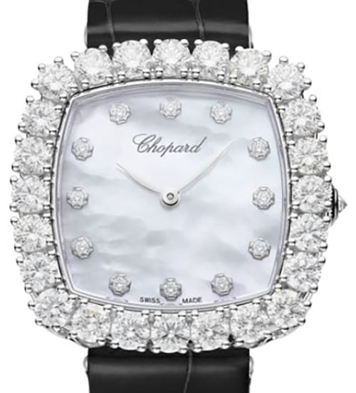 Chopard L’Heure Du Diamant 18K White & Diamonds Ladies Watch - Premium Luxury Product