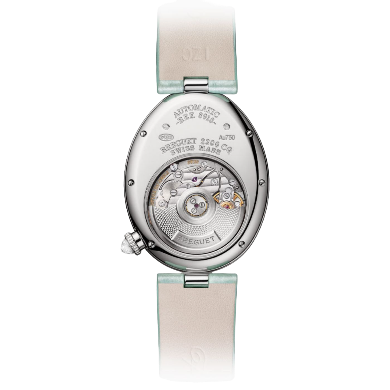 Breguet Reine de Naples 18K White Gold & Diamonds Lady's Watch - Premium Luxury Product