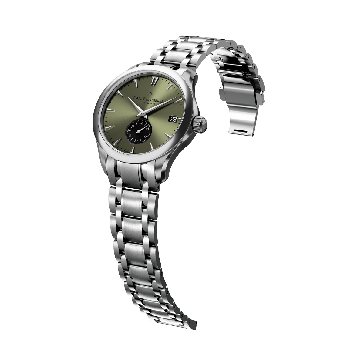 Carl F. Bucherer Manero Chronometer Stainless Steel Men's Watch - Premium Luxury Product