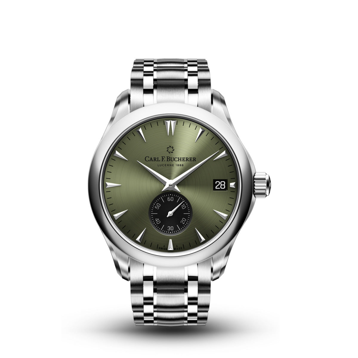 Carl F. Bucherer Manero Chronometer Stainless Steel Men's Watch - Premium Luxury Product