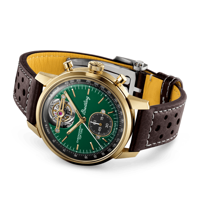 Breitling Top Time B21 Shelby Ford Mustang Tourbillon Bronze & Titanium Men's Watch - Premium Luxury Product