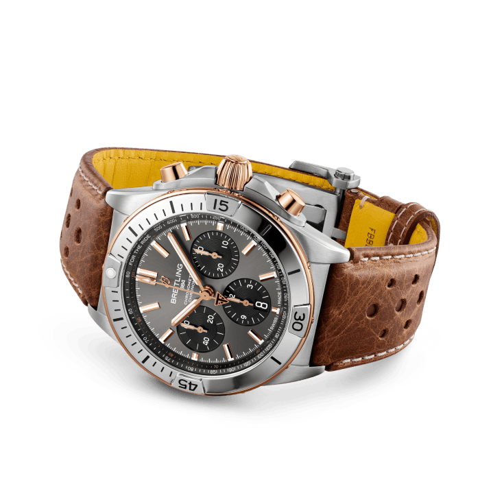 Breitling Chronomat Chronograph  Titanium & 18k Red Gold Men's Watch - Premium Luxury Product