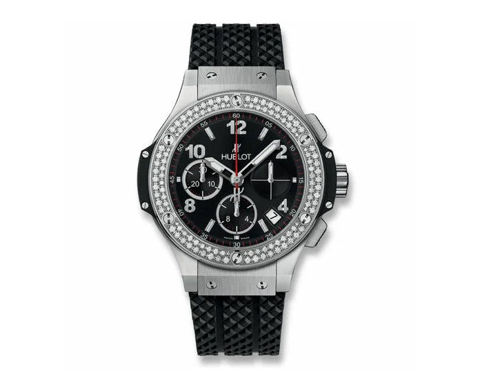 Hublot Big Bang Chronograph Stainless steel & Diamonds Unisex Watch - Premium Luxury Product
