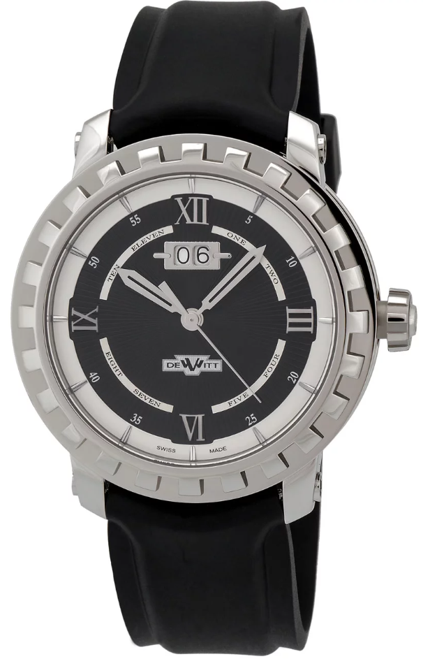 DeWitt New Academia Grande Date Stainless steel Men's Wath