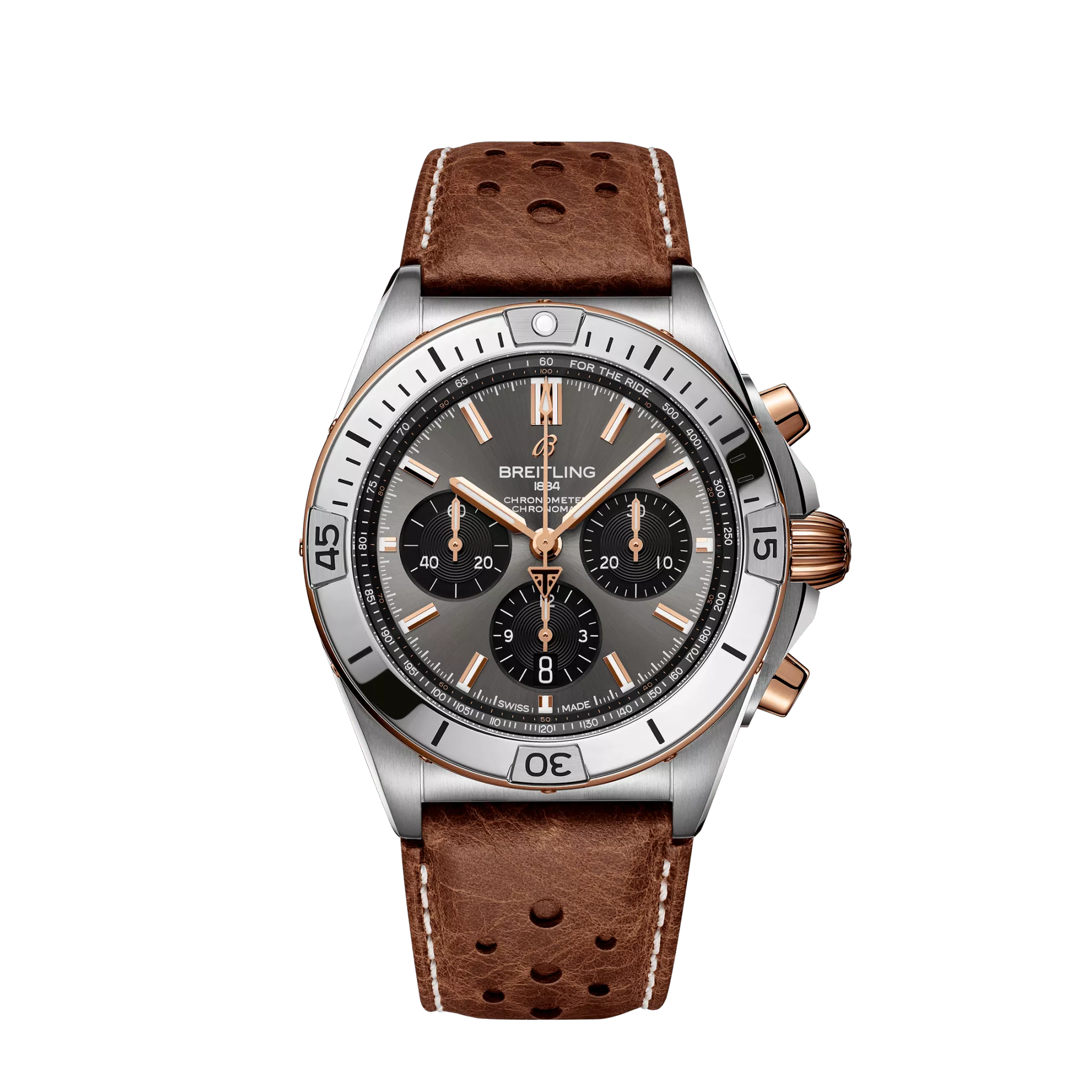 Breitling Chronomat Chronograph  Titanium & 18k Red Gold Men's Watch - Premium Luxury Product