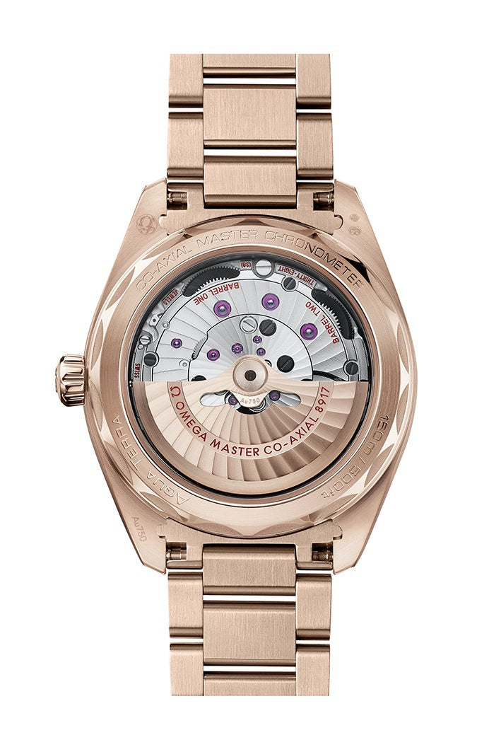 Omega Seamaster Aqua Terra Chronometer 18K Sedna™ gold Men's Watch - Premium Luxury Product