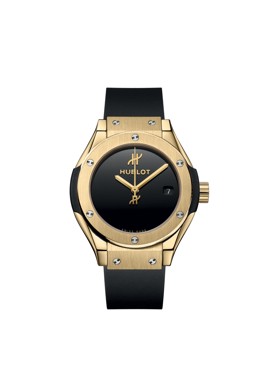 Hublot Classic Fusion Original Polished 18K Yellow Gold Unisex Watch - Premium Luxury Product