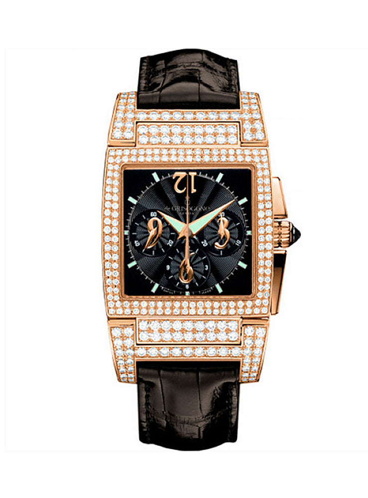 De Grisogono Instrumentino 18K Rose Gold & Diamonds Unisex Watch - Premium Luxury Product