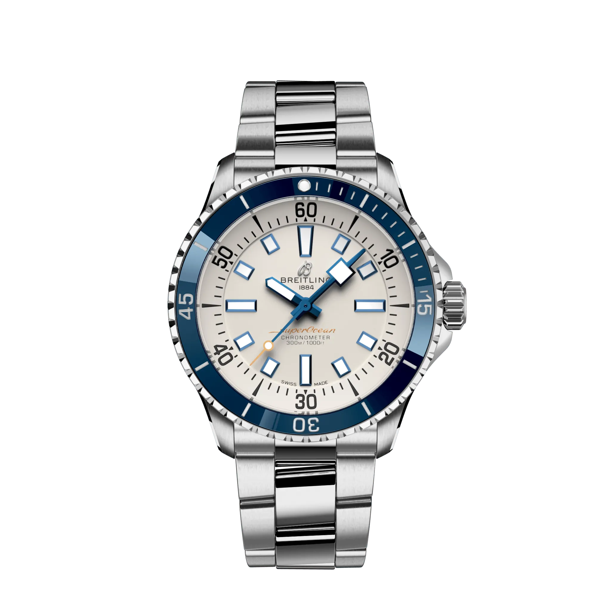 Breitling Superocean Automatic 42mm Stainless Steel Men's Watch - Premium Luxury Product