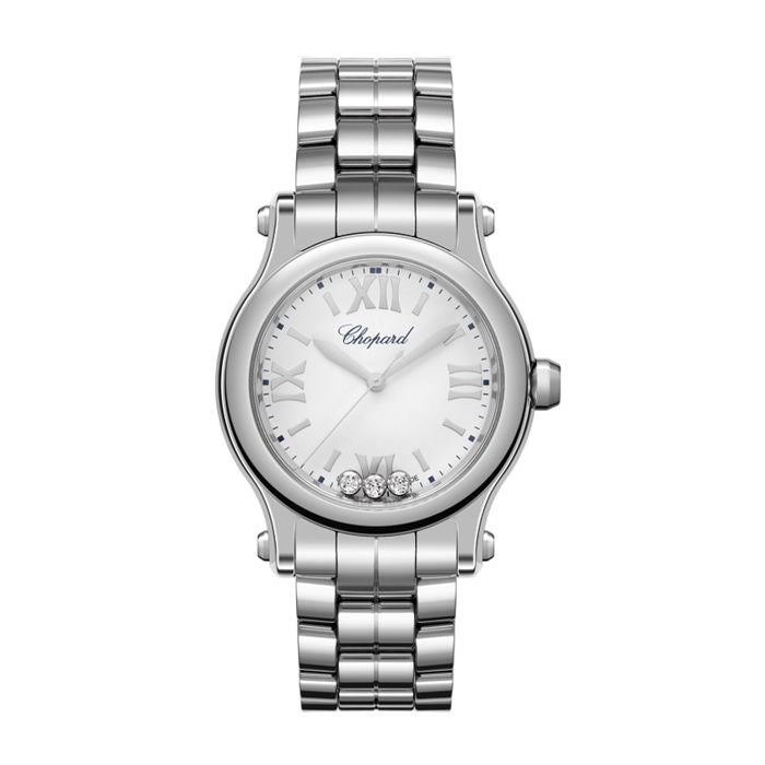 Chopard Happy Sport Stainless Steel Lady's Watch - Premium Luxury Product