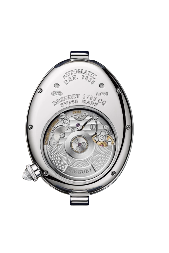 Breguet Reine de Naples 18K White Gold & Sapphires Lady's Watch - Premium Luxury Product
