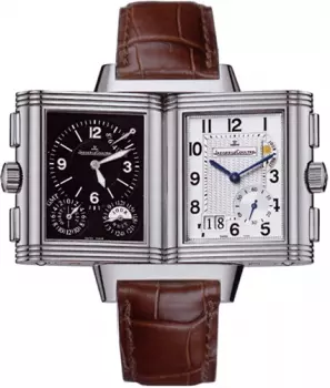 Jaeger-LeCoultre Reverso Grande GMT Stainless steel Men's Watch - Premium Luxury Product