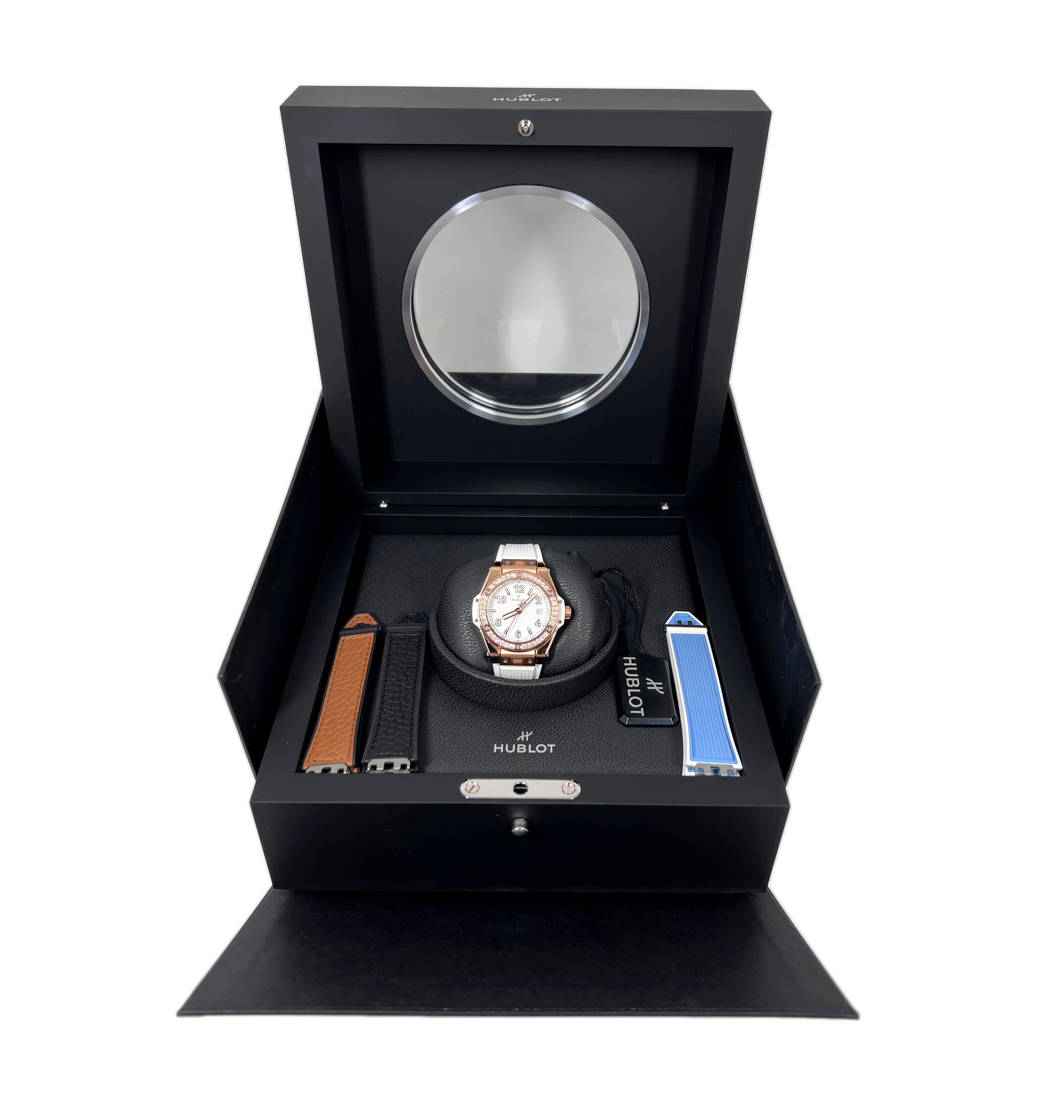 Hublot Big Bang 33mm One Click 18K King Gold & Diamonds Lady's Watch - Premium Luxury Product