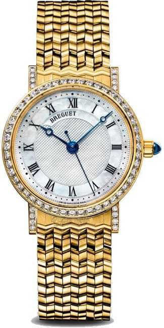 Breguet Classique 8068 18K Yellow Gold & Diamonds Ladies Watch - Premium Luxury Product