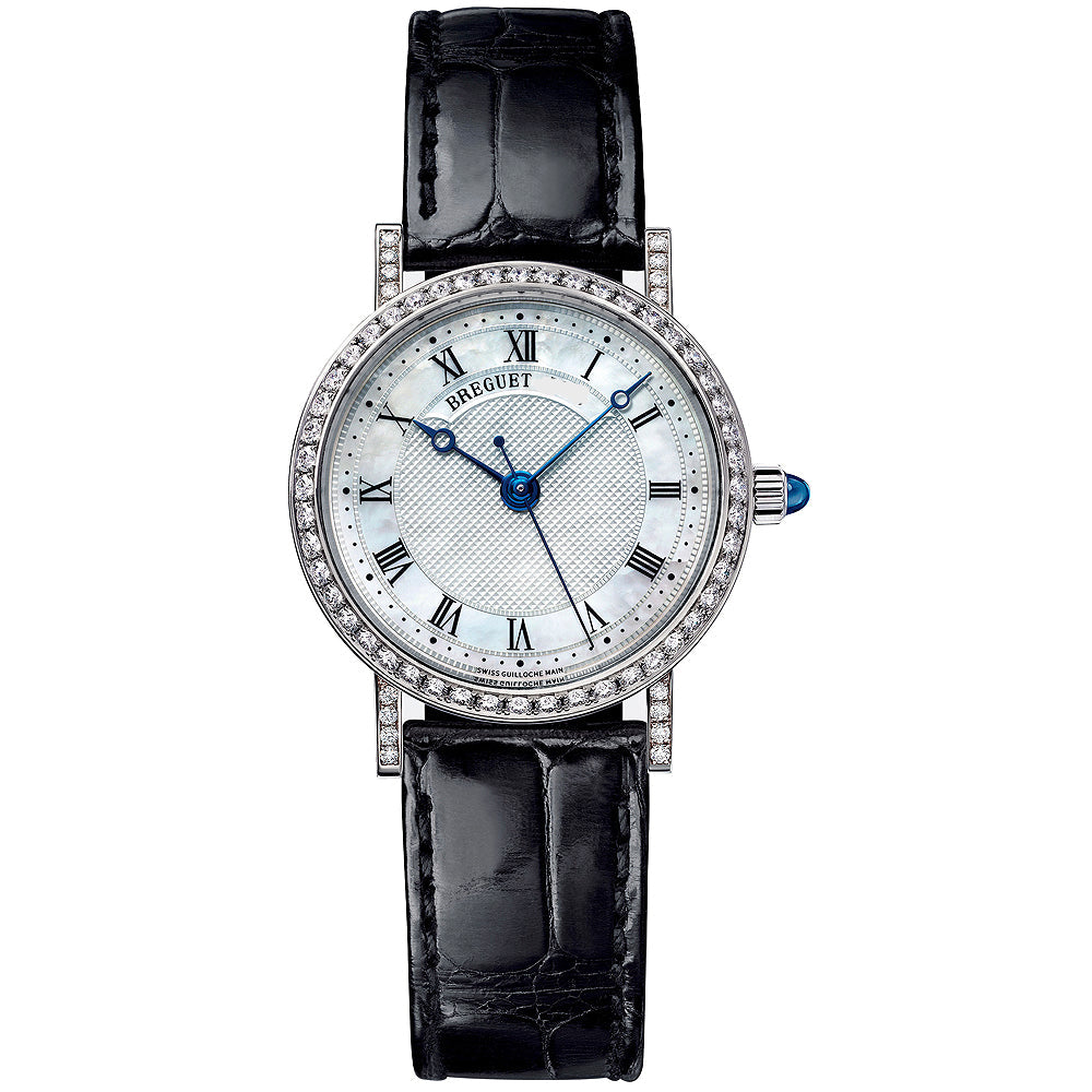 Breguet Classique 8068 18K White Gold &amp; Diamonds Ladies Watch - Premium Luxury Product