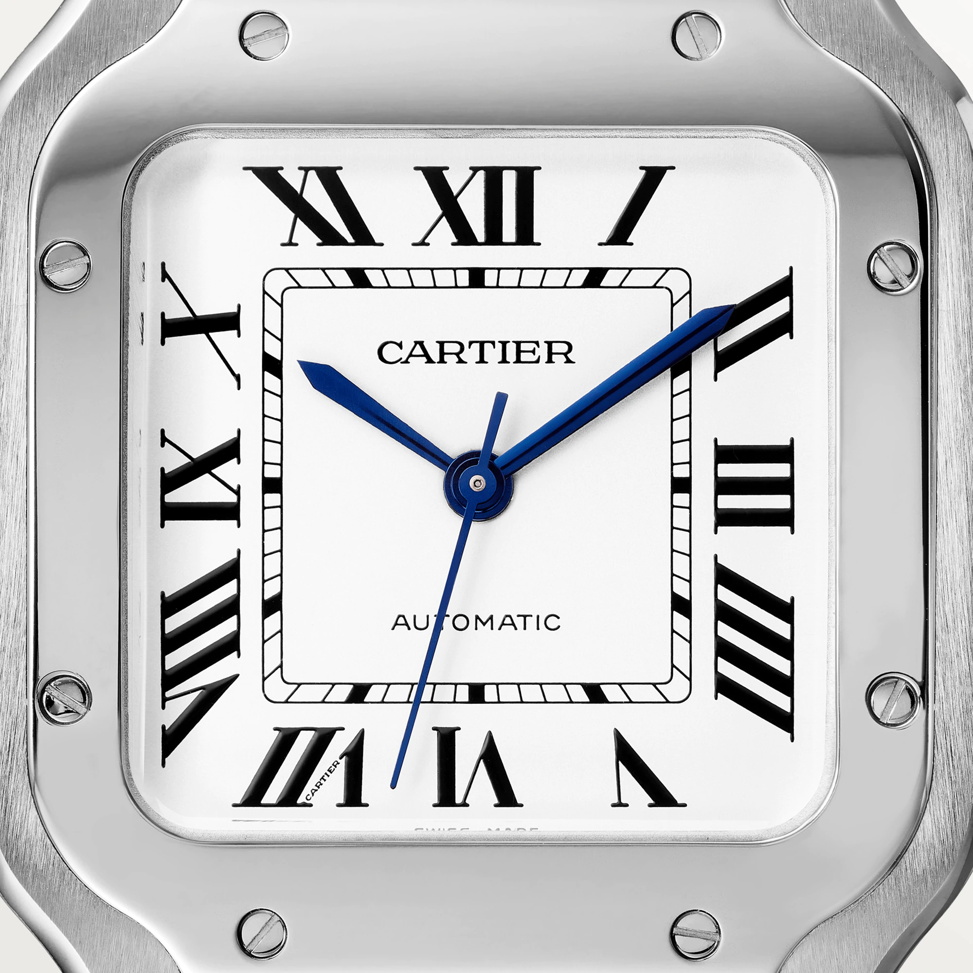Cartier Santos Stainless Steel Men's Watch - Premium Luxury Product