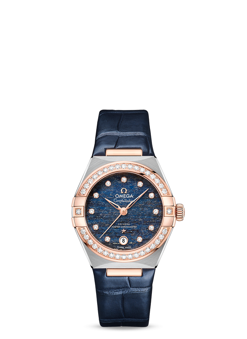 Omega Constellation Co-Axial Master Chronometer Stainless steel & Sedna™ Gold & Diamonds Lady’s Watch - Premium Luxury Product