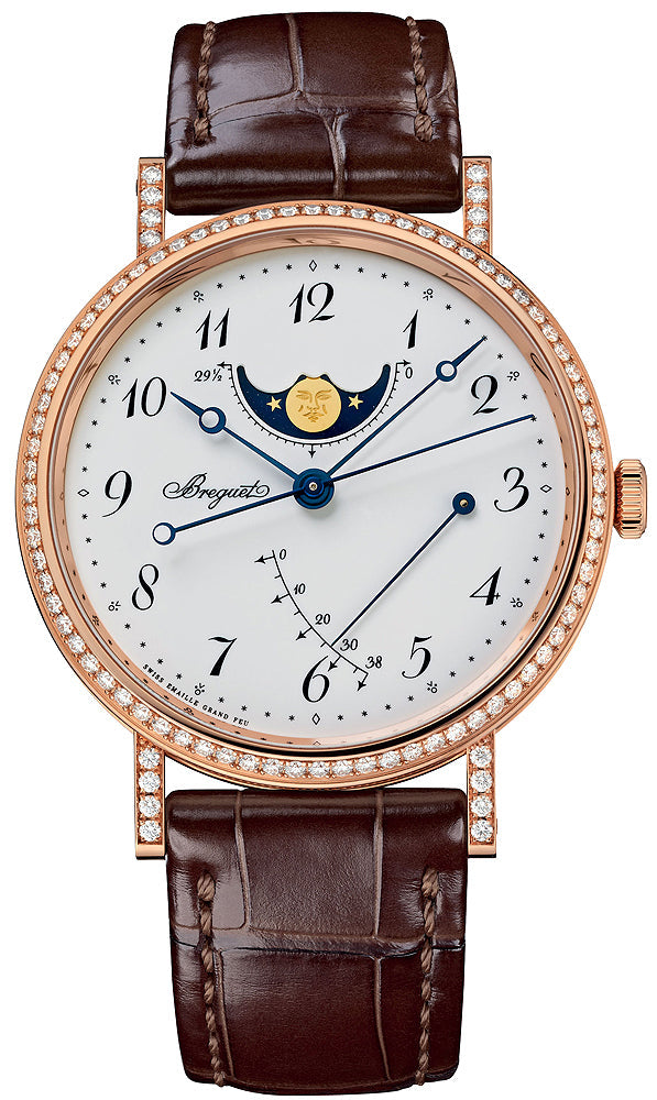 Breguet Classique 8788 18K Rose Gold &amp; Diamonds Ladies Watch - Premium Luxury Product